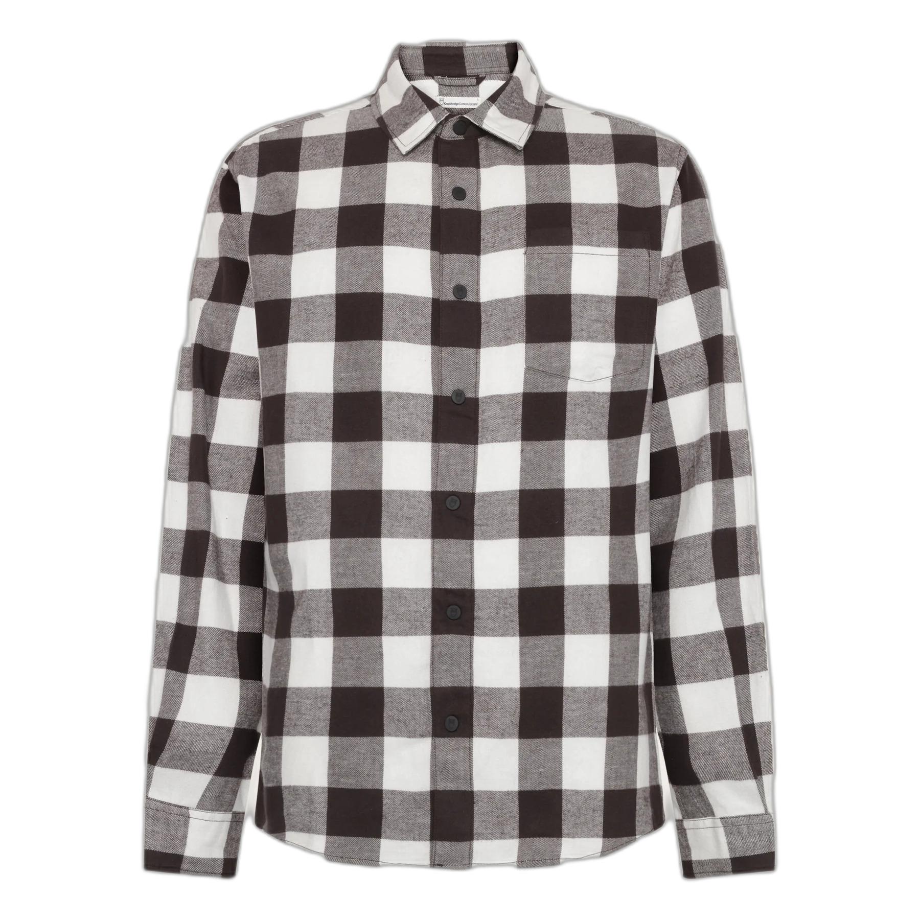 5715356428822 - Karierte Baumwollflanellhemd - GOTS