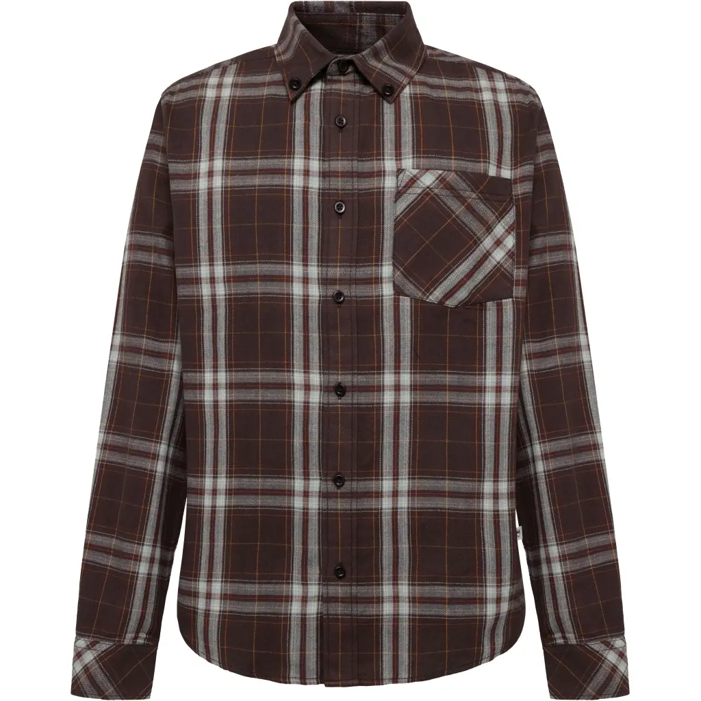 Flanellhemd KnowledgeCotton Apparel Dune