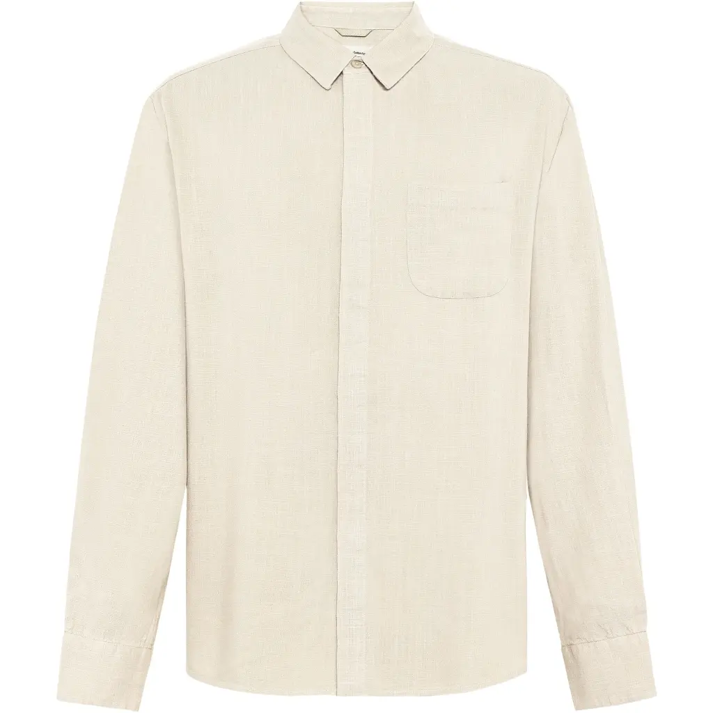Long sleeve shirt KnowledgeCotton Apparel Linen-mix