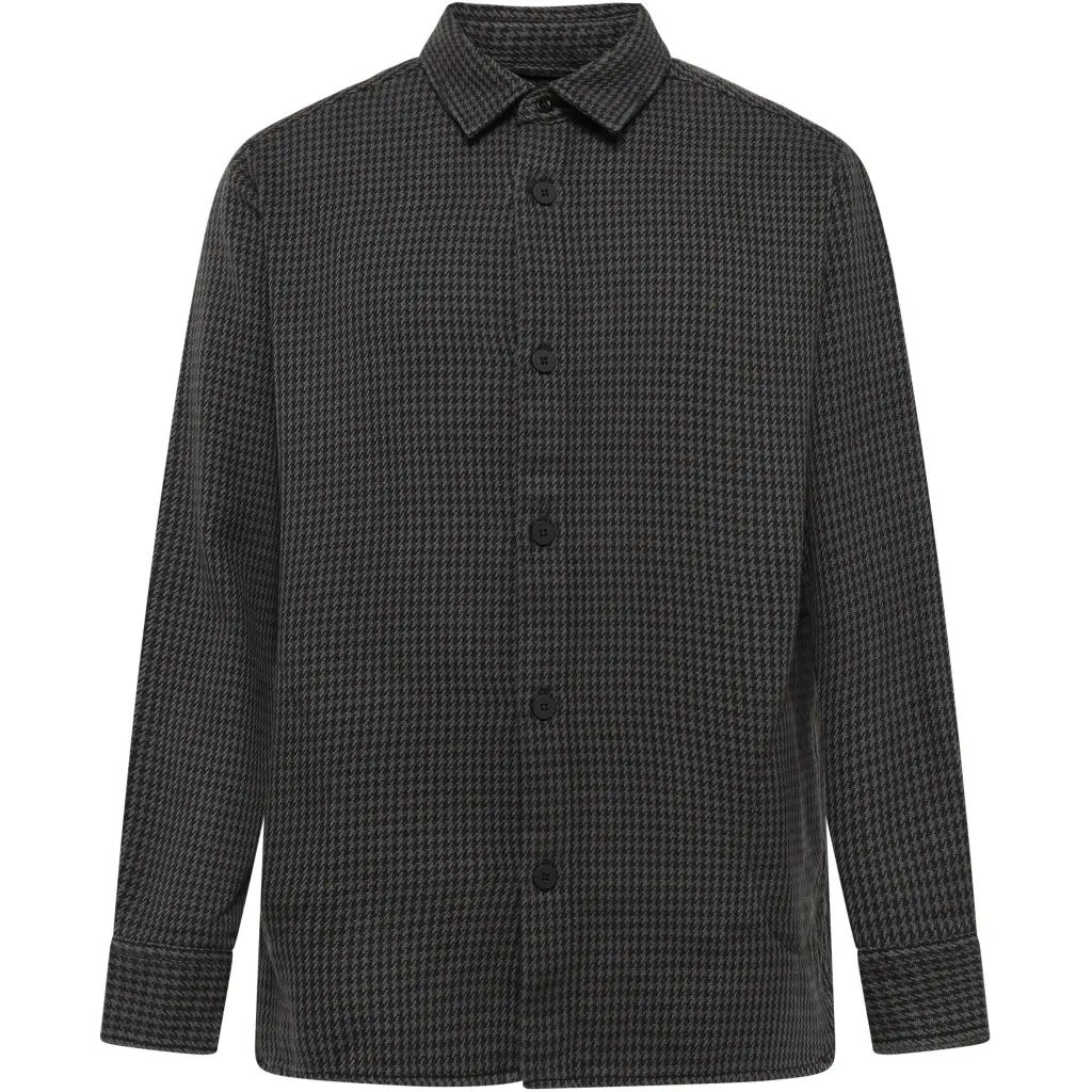 Überhemd KnowledgeCotton Apparel Houndtooth Loose