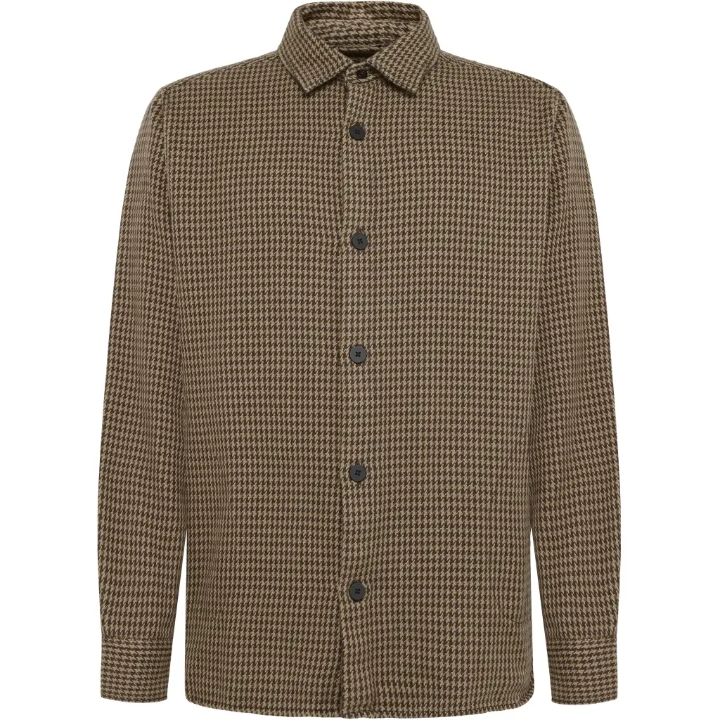 Überhemd KnowledgeCotton Apparel Houndtooth Loose