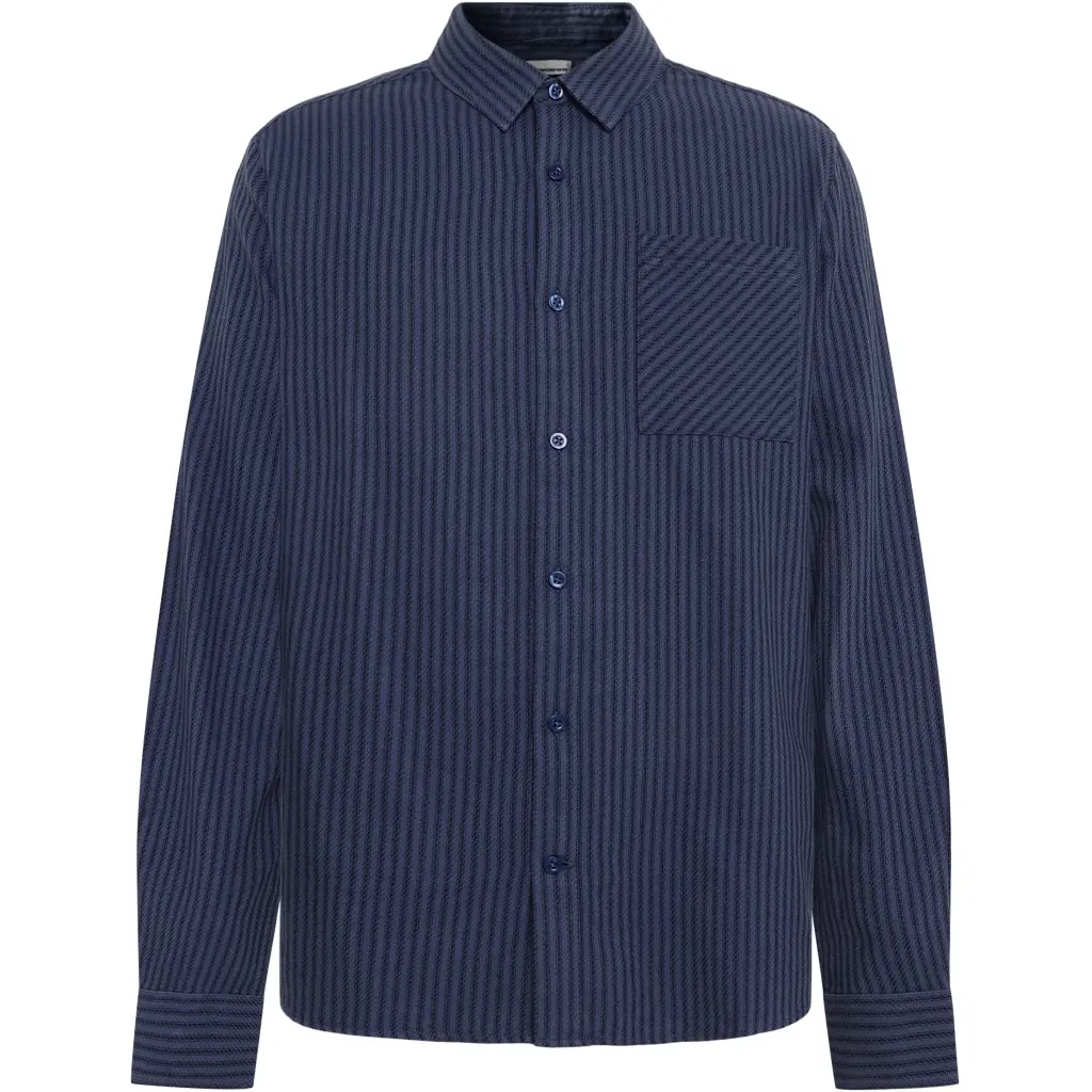 Langarmhemd aus Bio-Baumwolle KnowledgeCotton Apparel Dune Stripe