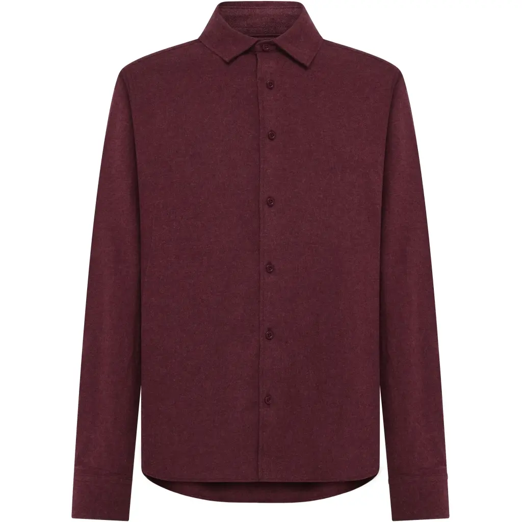 Langarmhemd aus Flanell KnowledgeCotton Apparel Dune