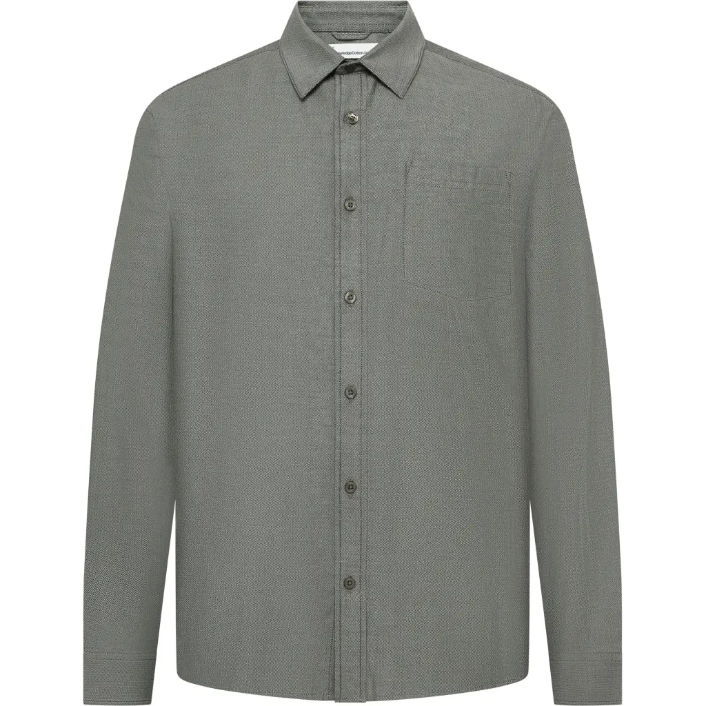 Langarmshirt KnowledgeCotton Apparel Dune