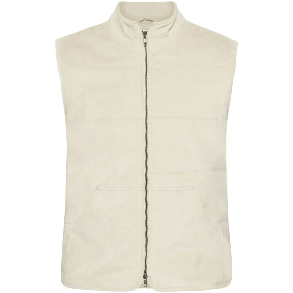 Gilet aus Velours KnowledgeCotton Apparel