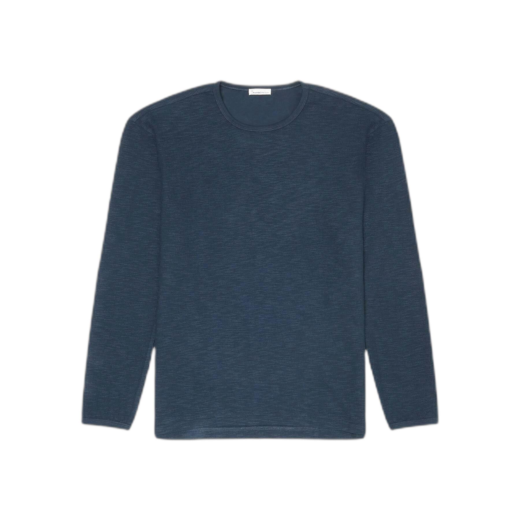 5715356402204 - Strukturierter Langarm-T-Shirt - GOTS Vegan