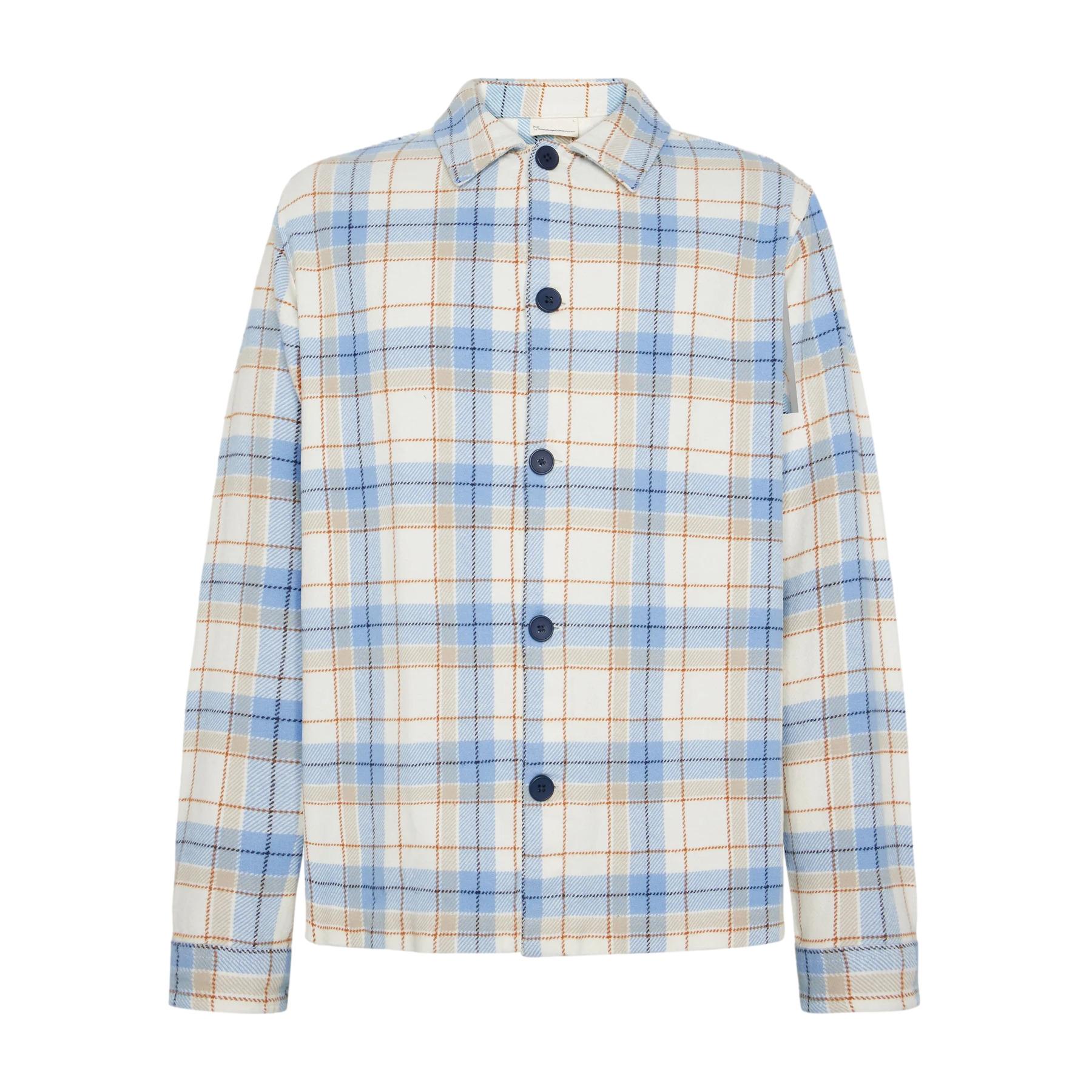 5715356426262 - Langarm-Flanellhemdjäckchen aus dicker Flanellstoffe GOTS