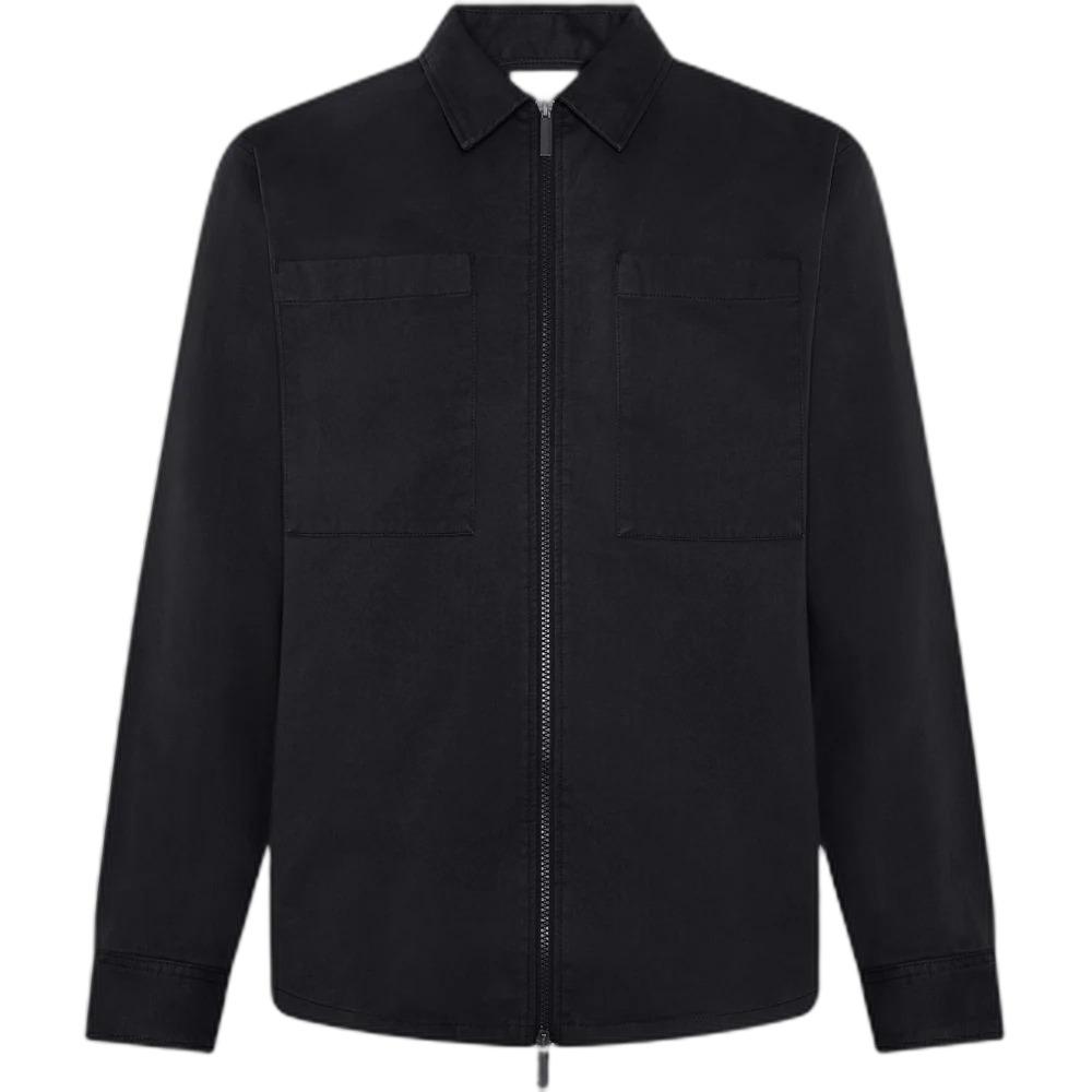 5715356432140 - Langarm-zipper Überhemd KnowledgeCotton Apparel