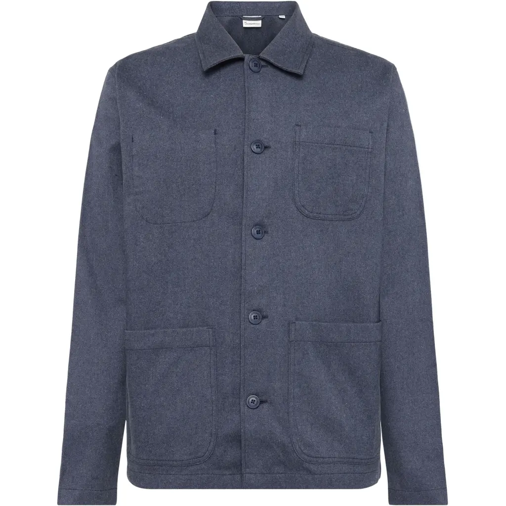 Flanellhemd mit langen Ärmeln KnowledgeCotton Apparel