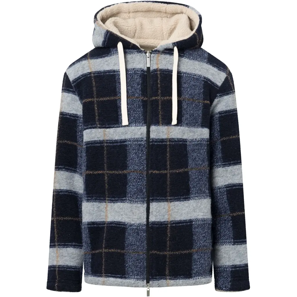 Wendbare Kapuzenjacke mit Reißverschluss KnowledgeCotton Apparel