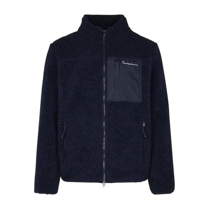 Fleece met rits KnowledgeCotton Apparel GRS Vegan
