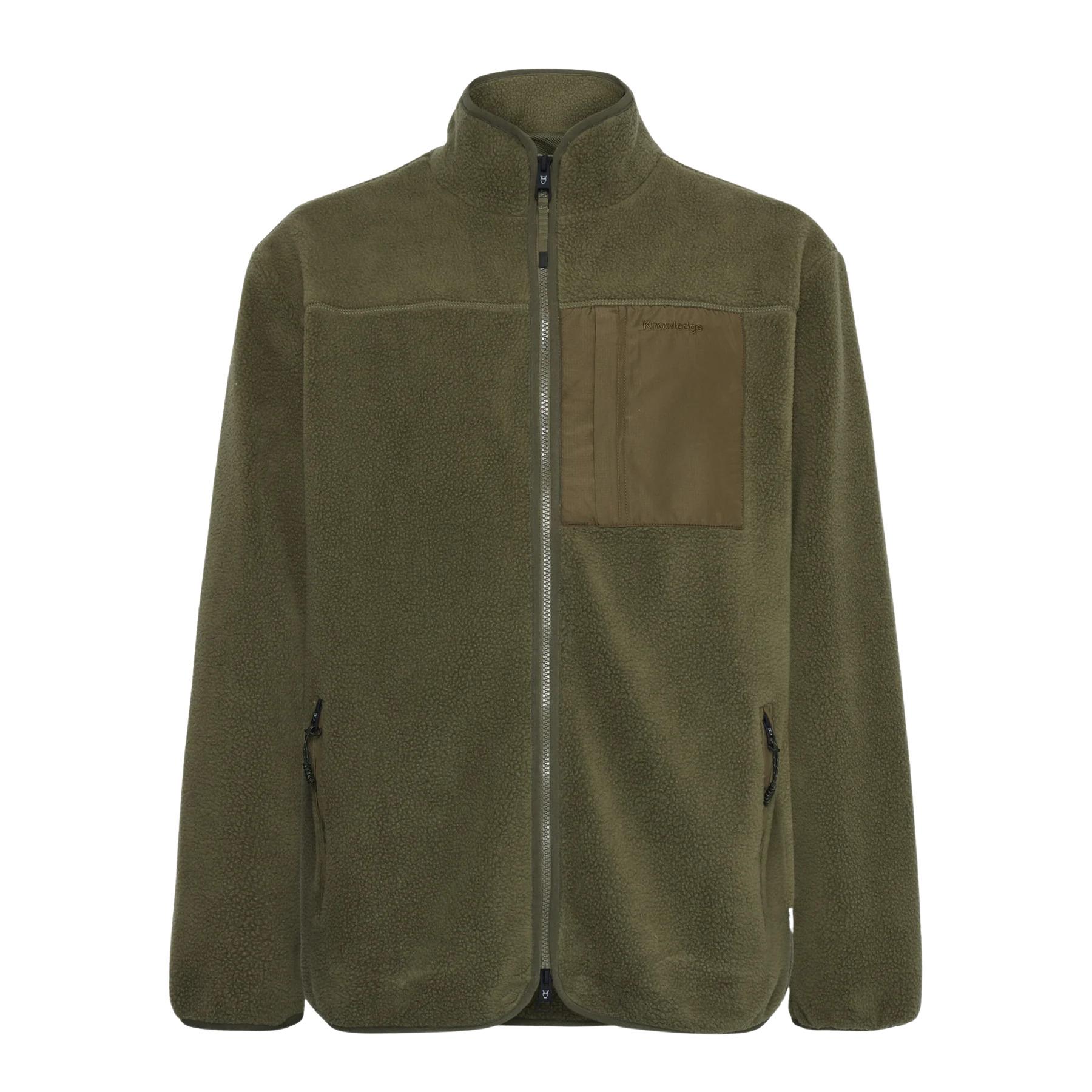 5715356447441 - Übergröße Reißverschlussjacke KnowledgeCotton Apparel