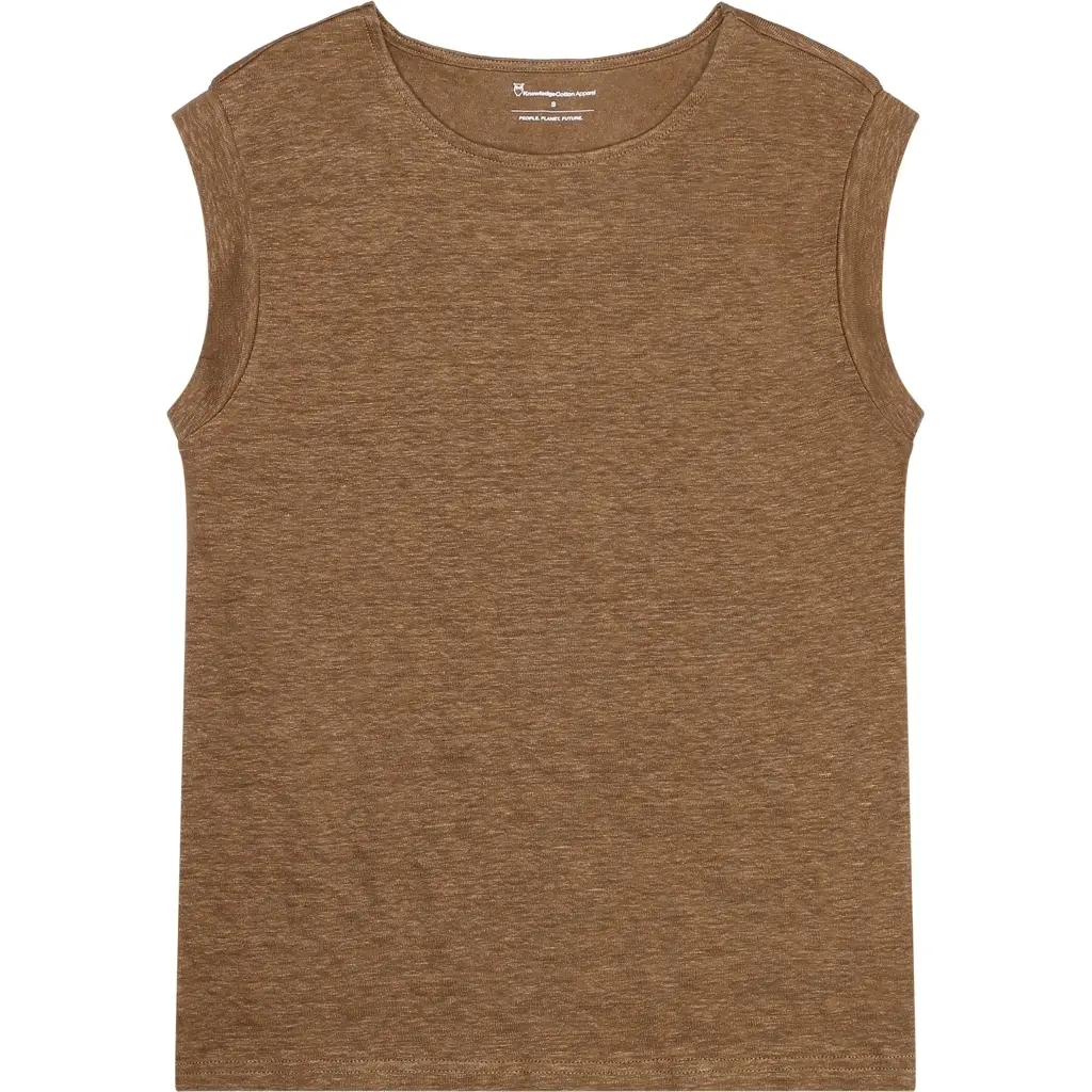 Canotta in lino donna