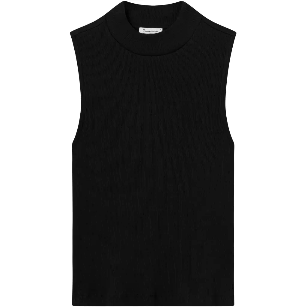 Image of Tanktop mit Stehkragen, Damen KnowledgeCotton Apparel