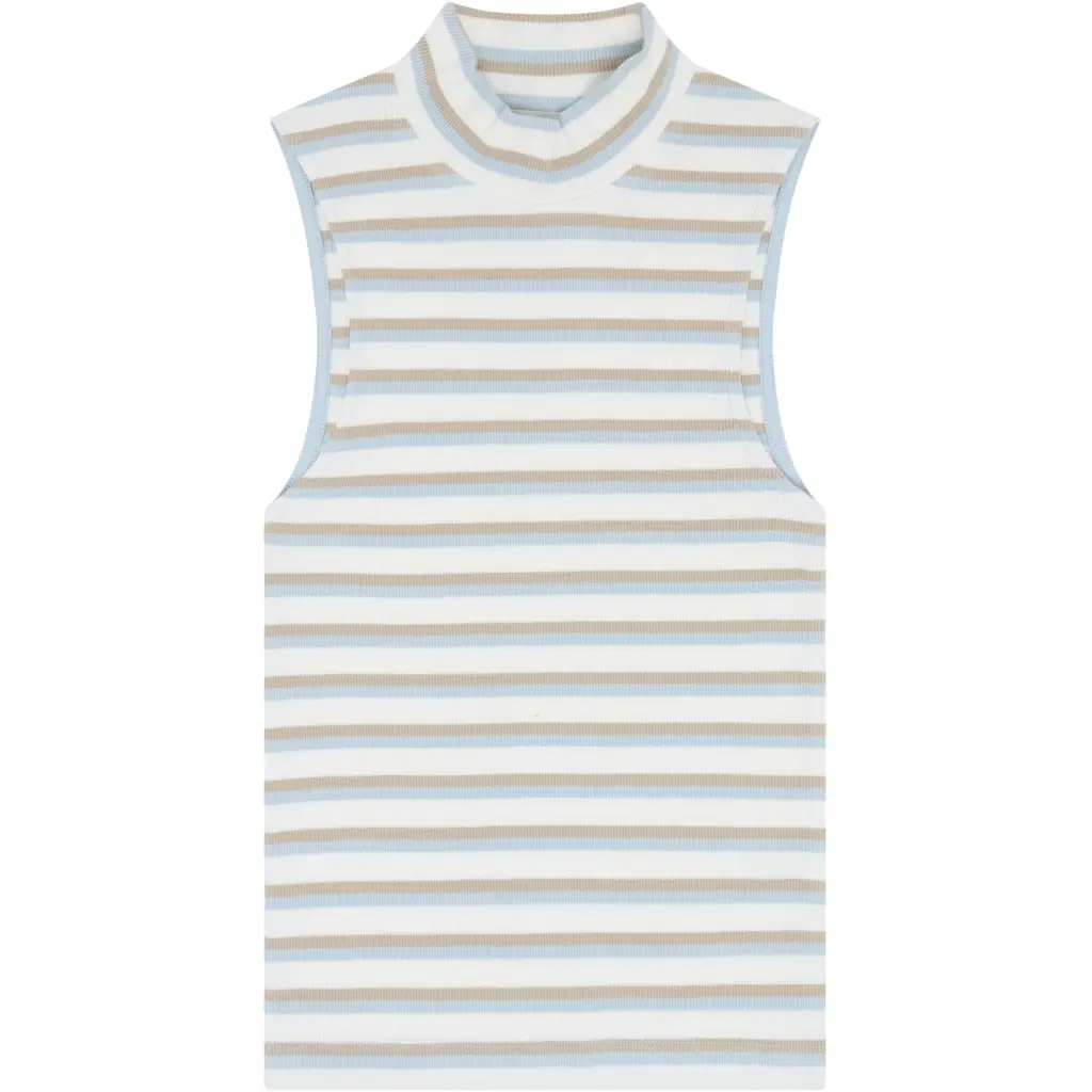 Tanktop mit Stehkragen, Damen KnowledgeCotton Apparel