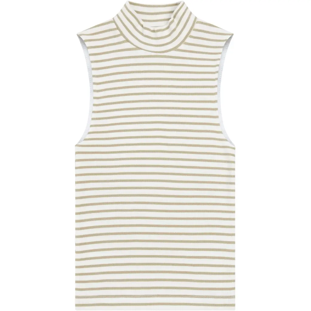 Tanktop mit Stehkragen, Damen KnowledgeCotton Apparel