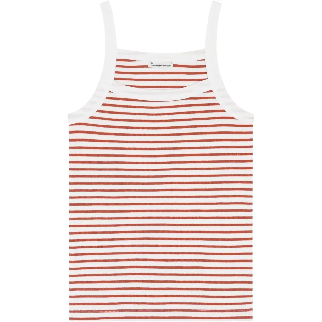 Top a spalline rigate per donna