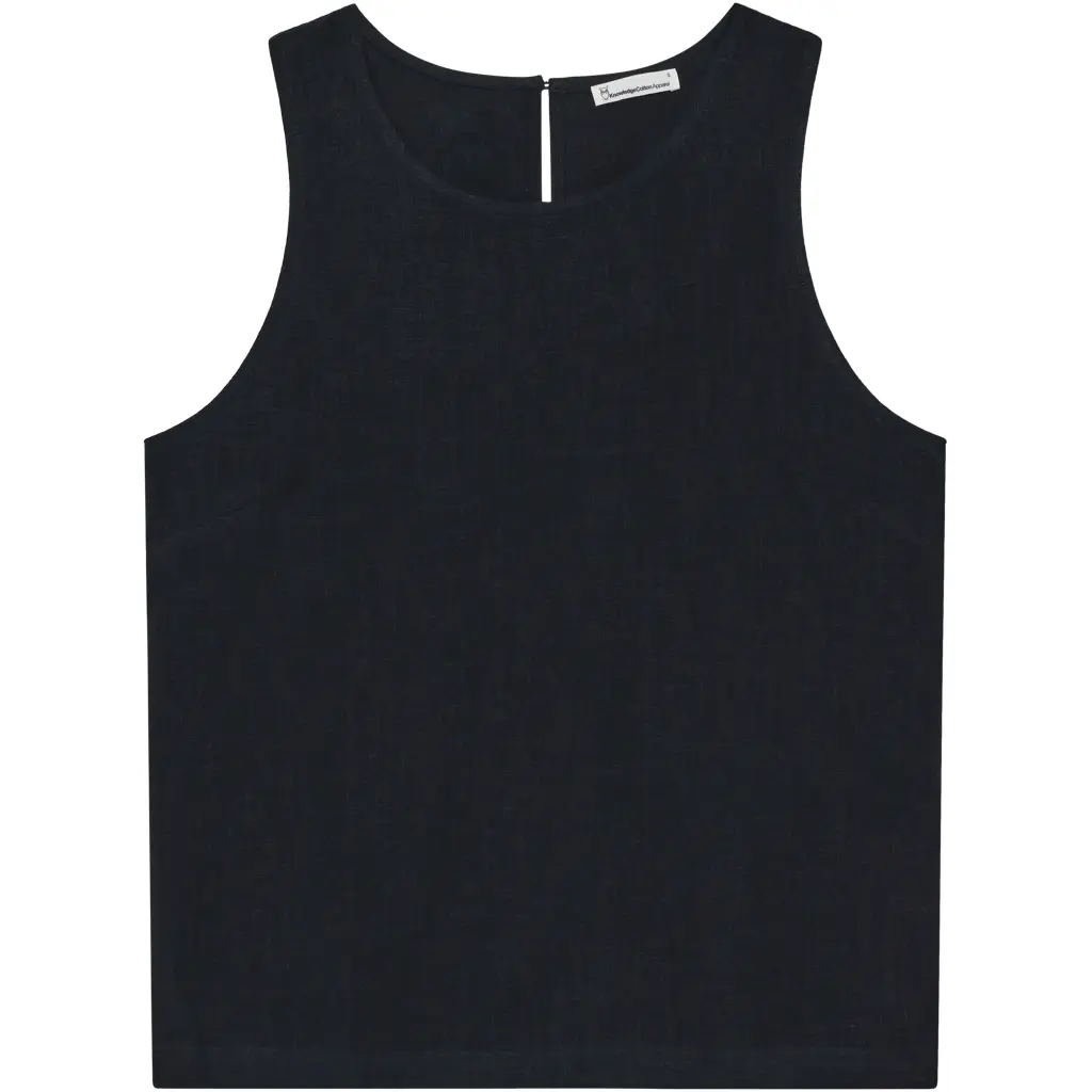 Women's tank top KnowledgeCotton Apparel Linen-mix