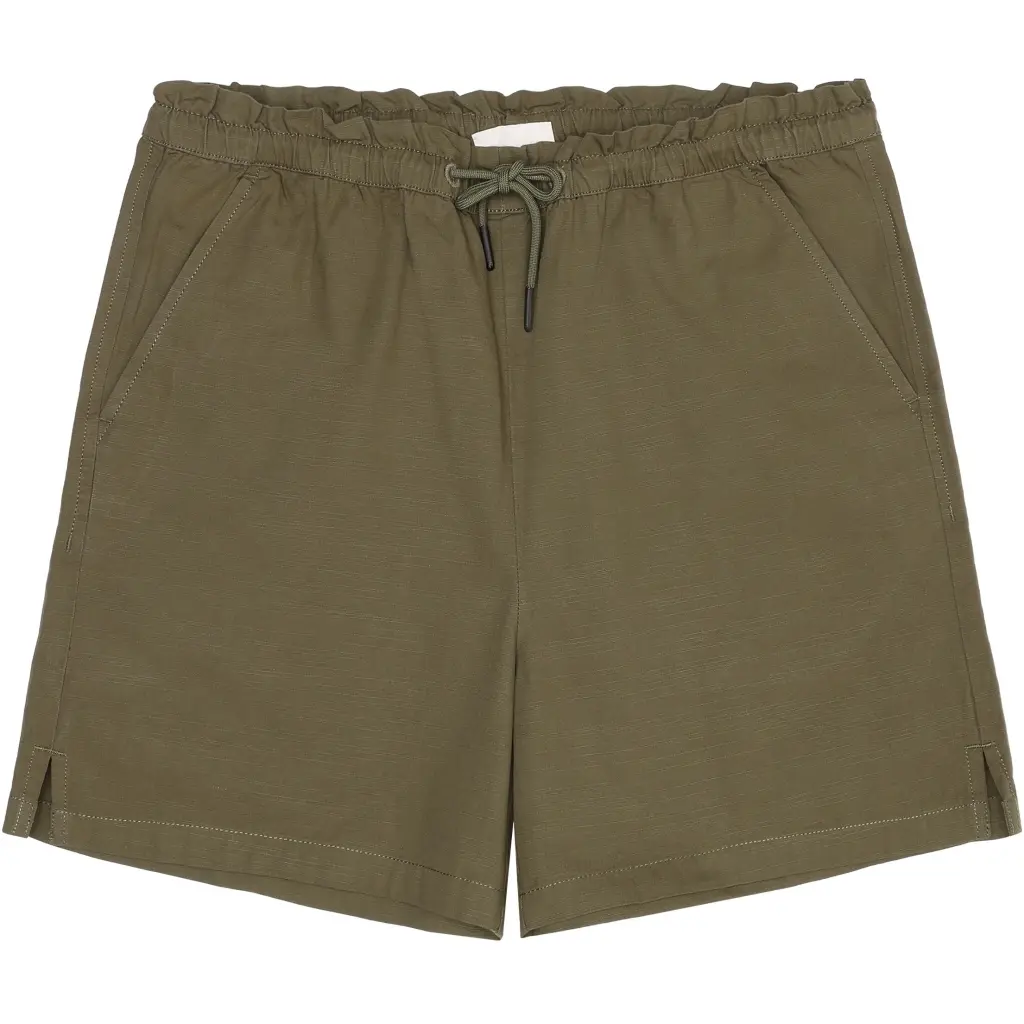 Short in tessuto flammato elastico donna