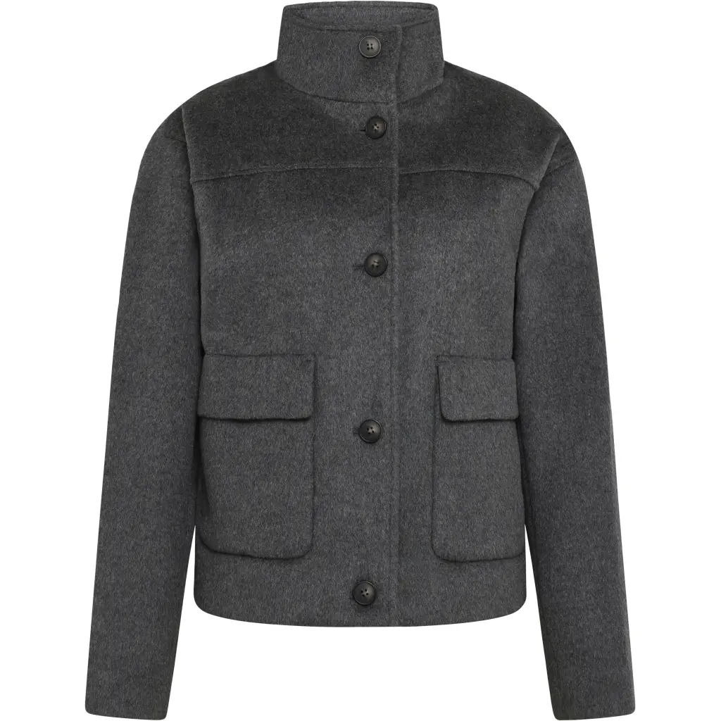 Kurze Wolljacke Damen KnowledgeCotton Apparel