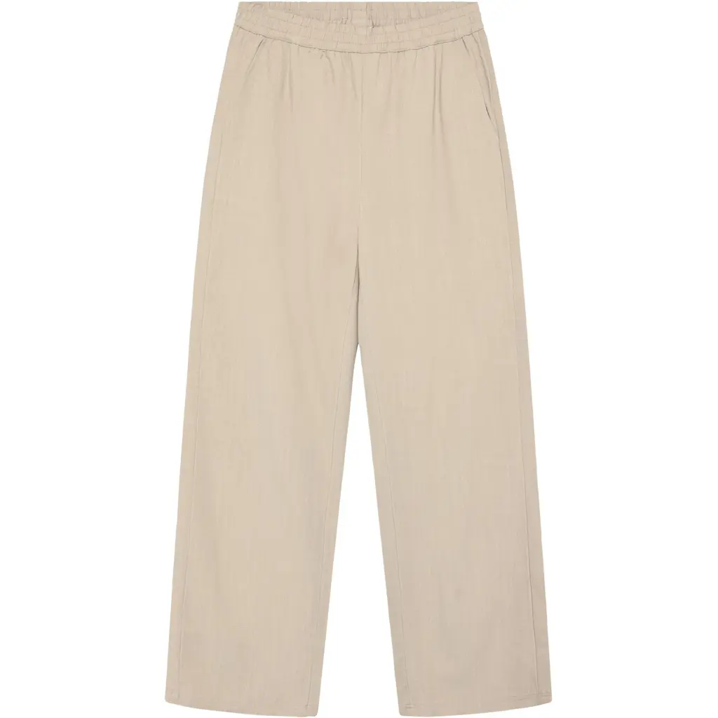 Knowledgecotton Apparel Women's Gris Trousers Posey Linen-Mix