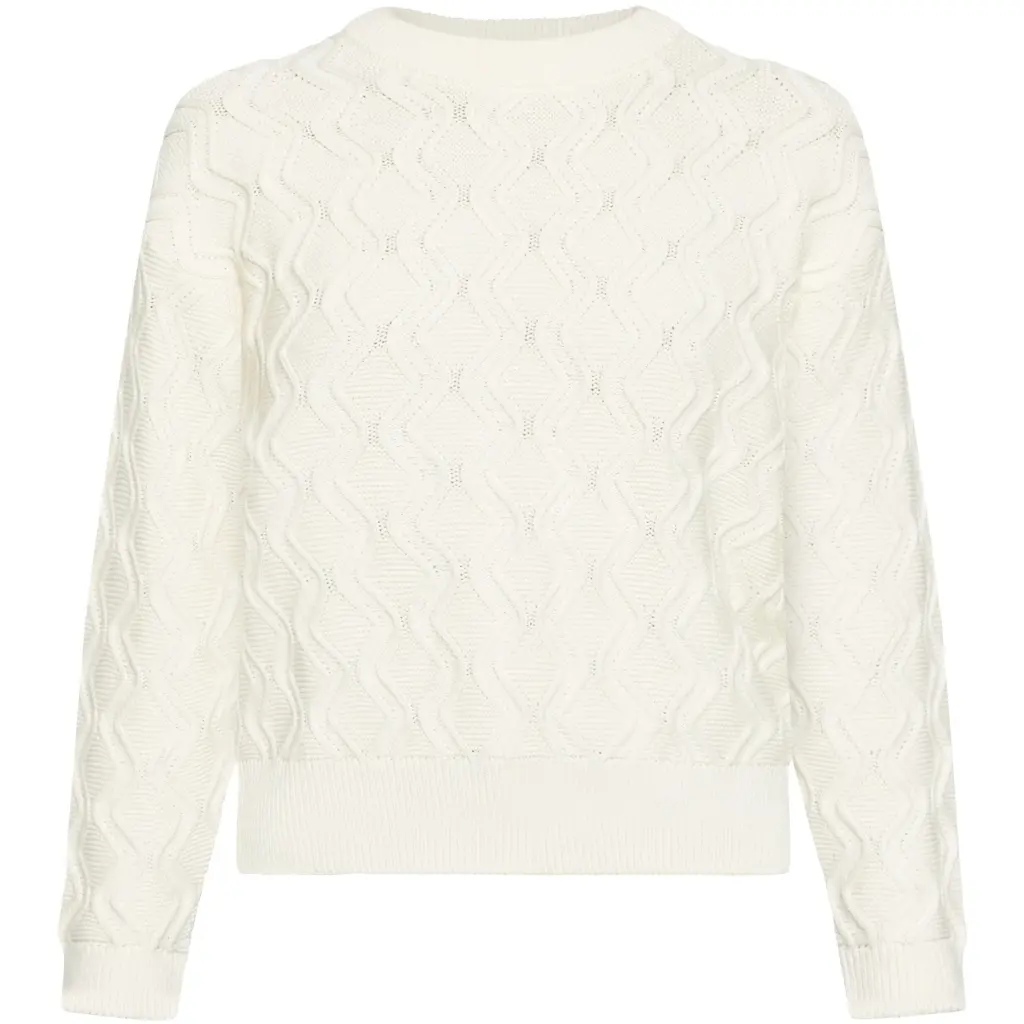 Pull Coton Cable Femme KnowledgeCotton Apparel Gots/Vegan
