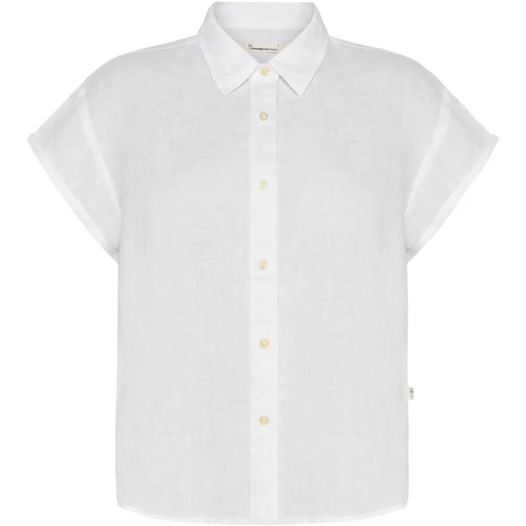Aster Linen Reversible Blouse Women KnowledgeCotton Apparel