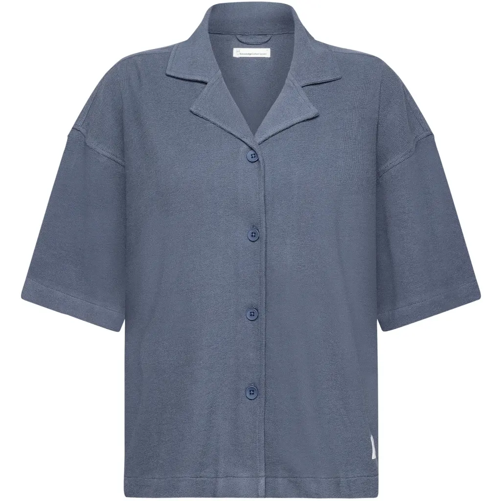 Bouclé-Bluse Damen KnowledgeCotton Apparel