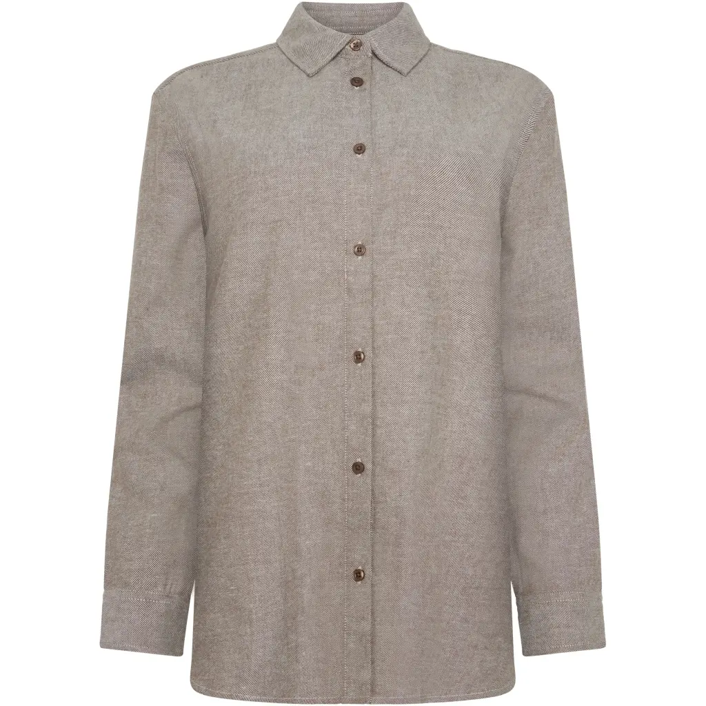 Camicia a maniche lunghe in flanella donna  Organic GOTS