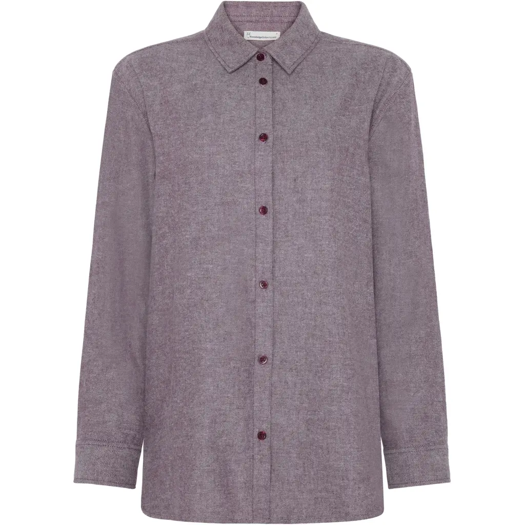 Camicia a maniche lunghe in flanella donna  Organic GOTS