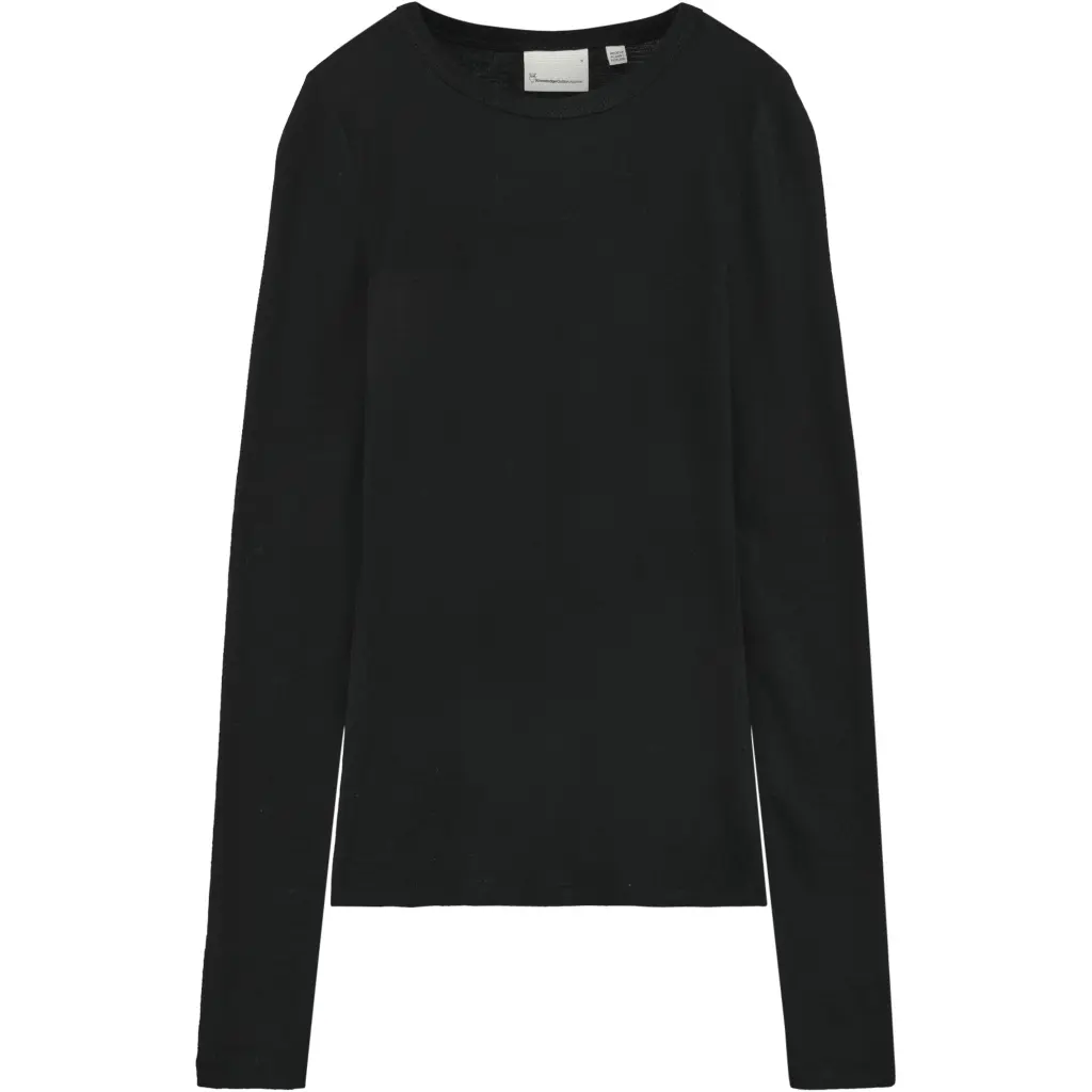 T-shirt maniche lunghe in merinos donna