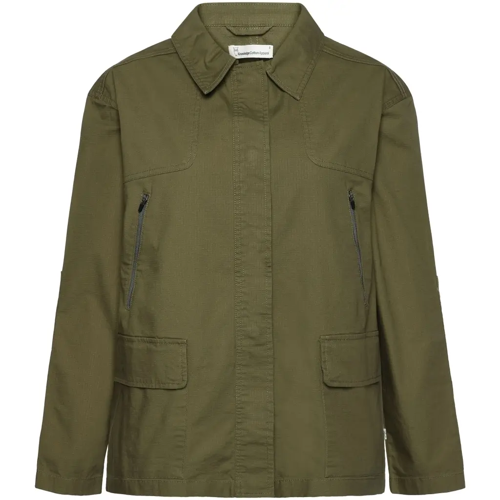 Surchemise En Ripstop Femme KnowledgeCotton Apparel