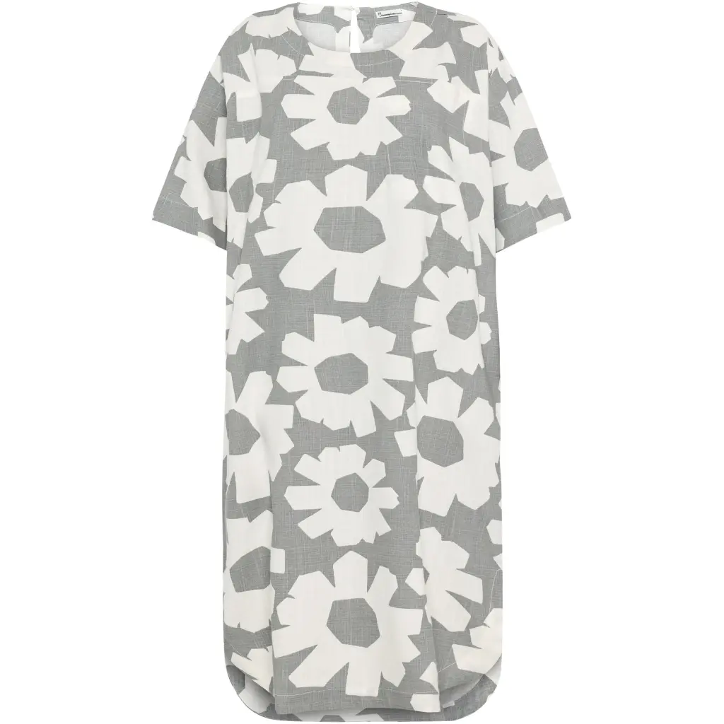 Vestito stampato da donna  Linen-mix