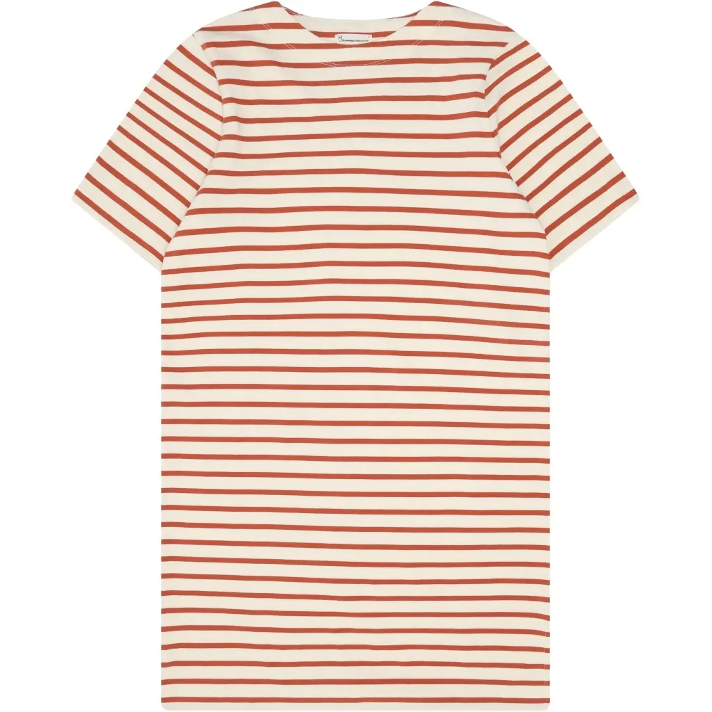 Women's striped t-shirt dress KnowledgeCotton Apparel