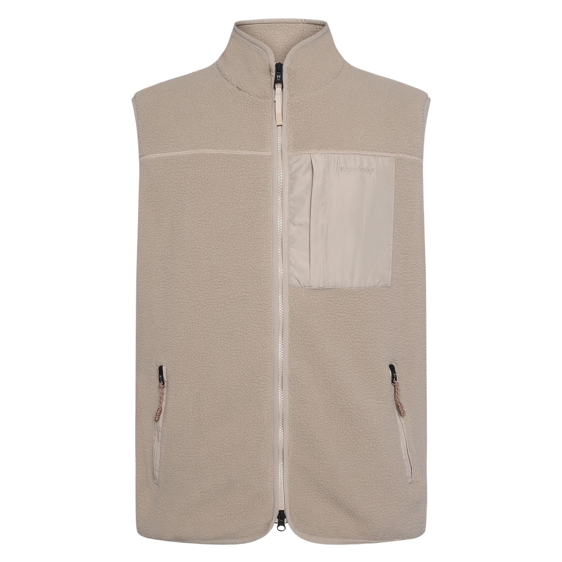 5715356399436 - Oversize ärmellose Zip-Pullover KnowledgeCotton Apparel