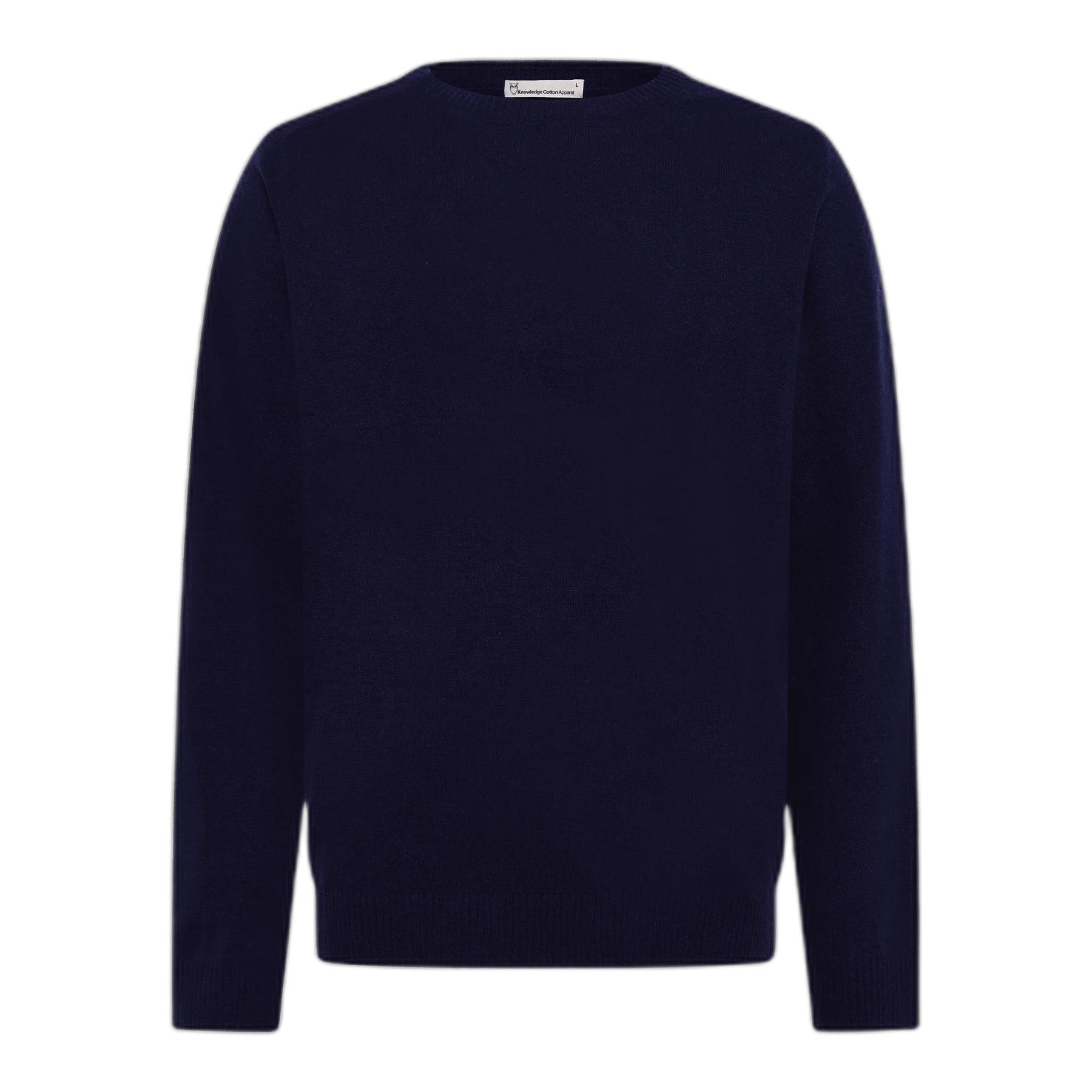 5710569484818 - Rundhals-Pullover aus Schafwolle KnowledgeCotton Apparel
