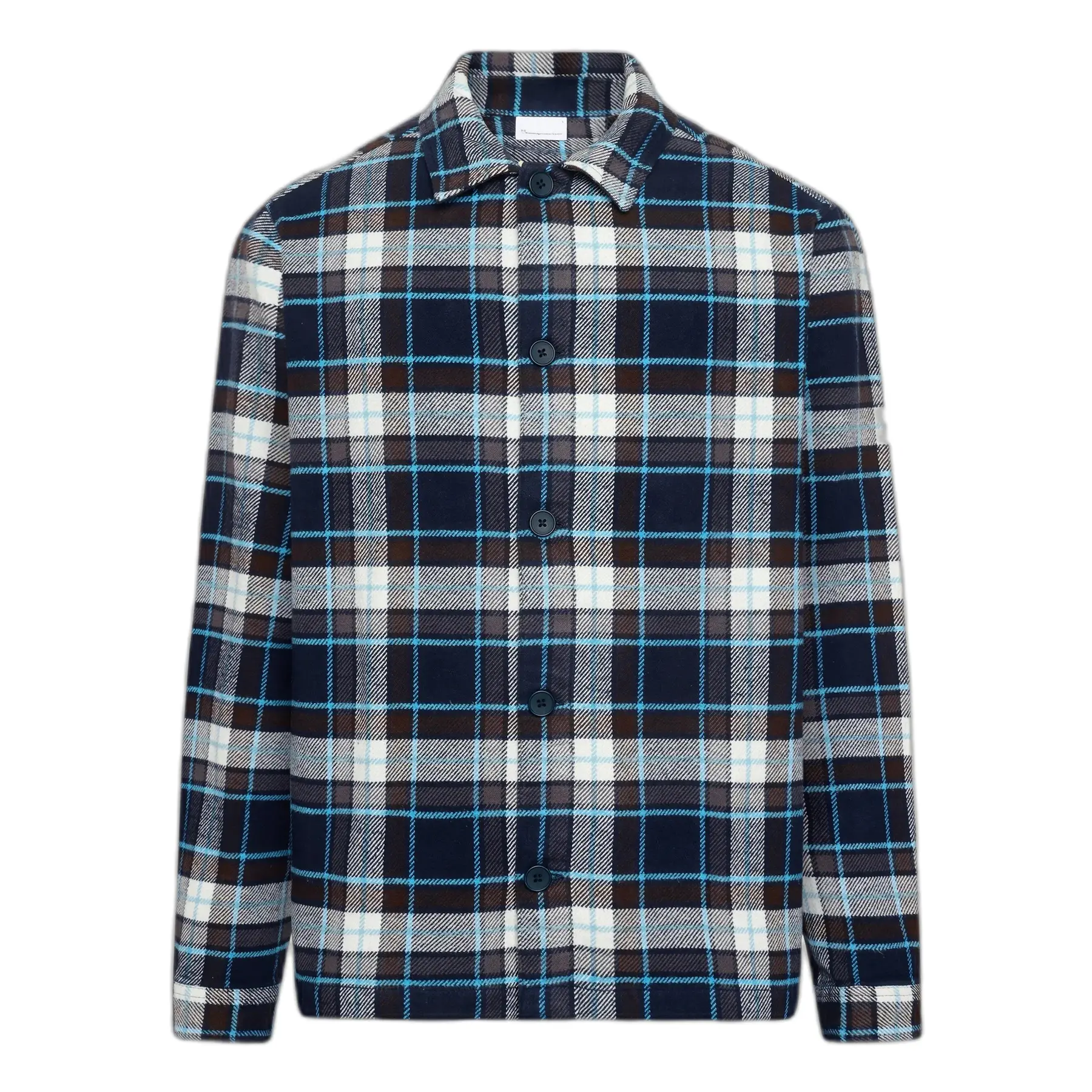 5715356147181 - Kariertes Flanellhemd aus Baumwolle KnowledgeCotton Apparel