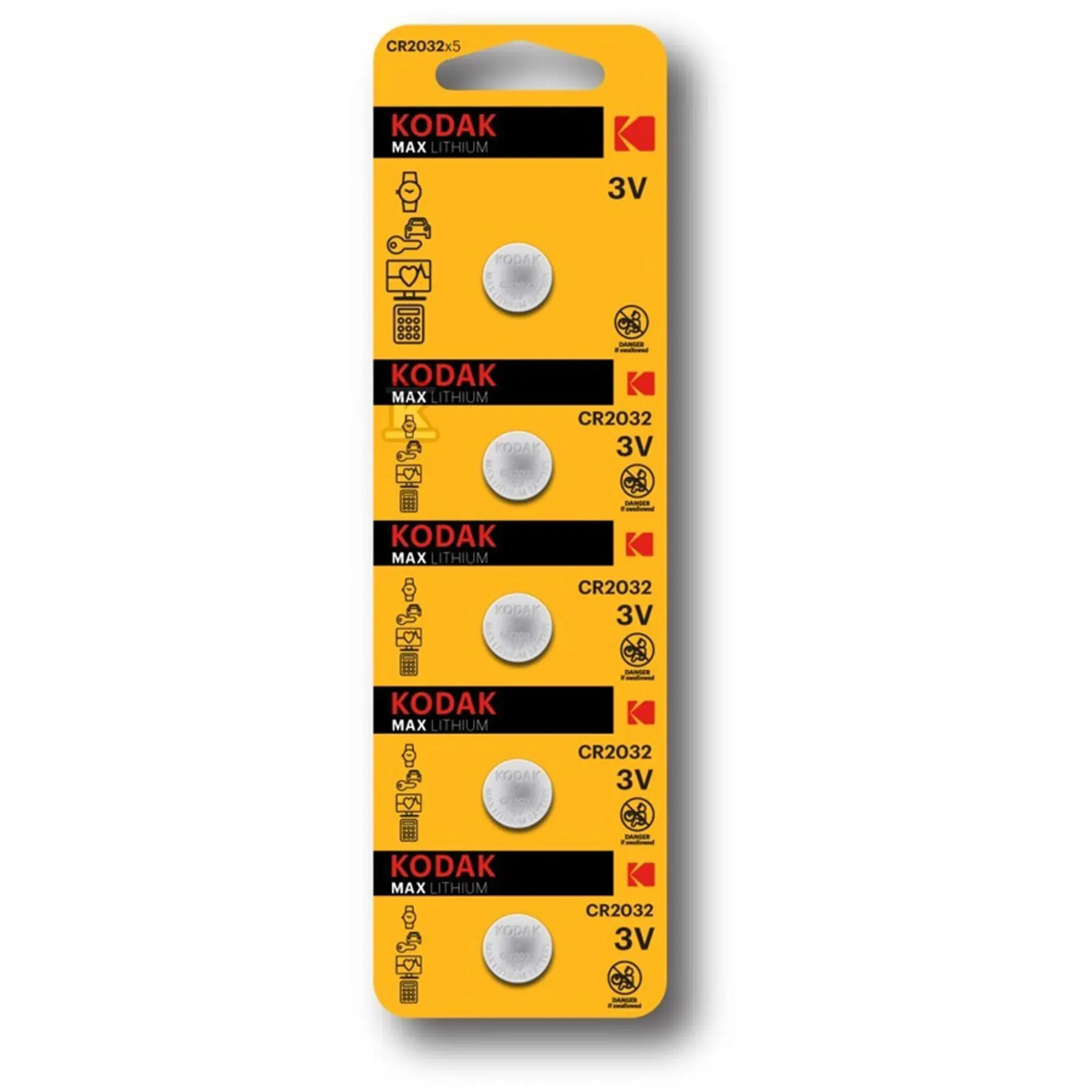 Batteria Kodak CR2032 (x5)