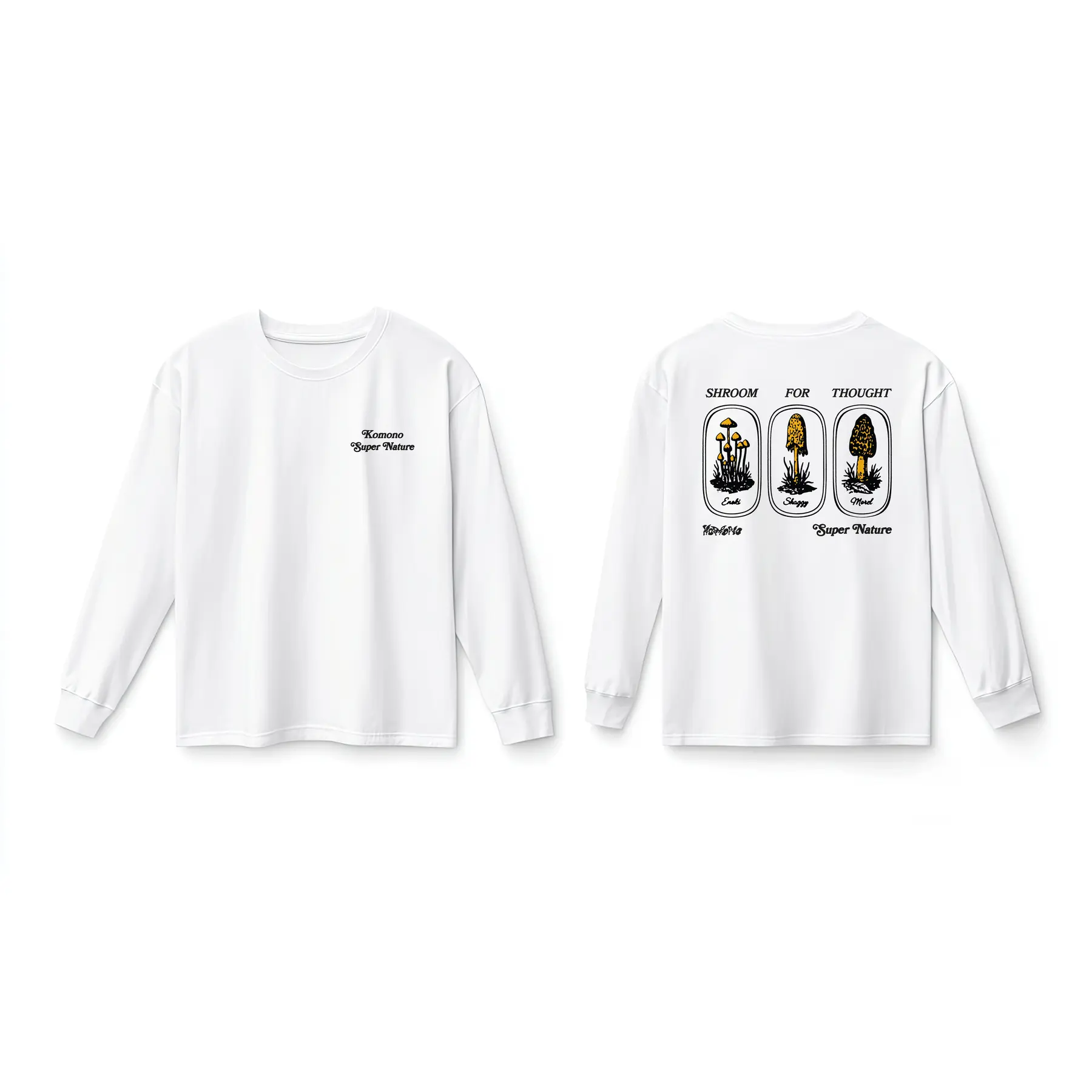 Langarm-T-Shirt Komono Mycelium