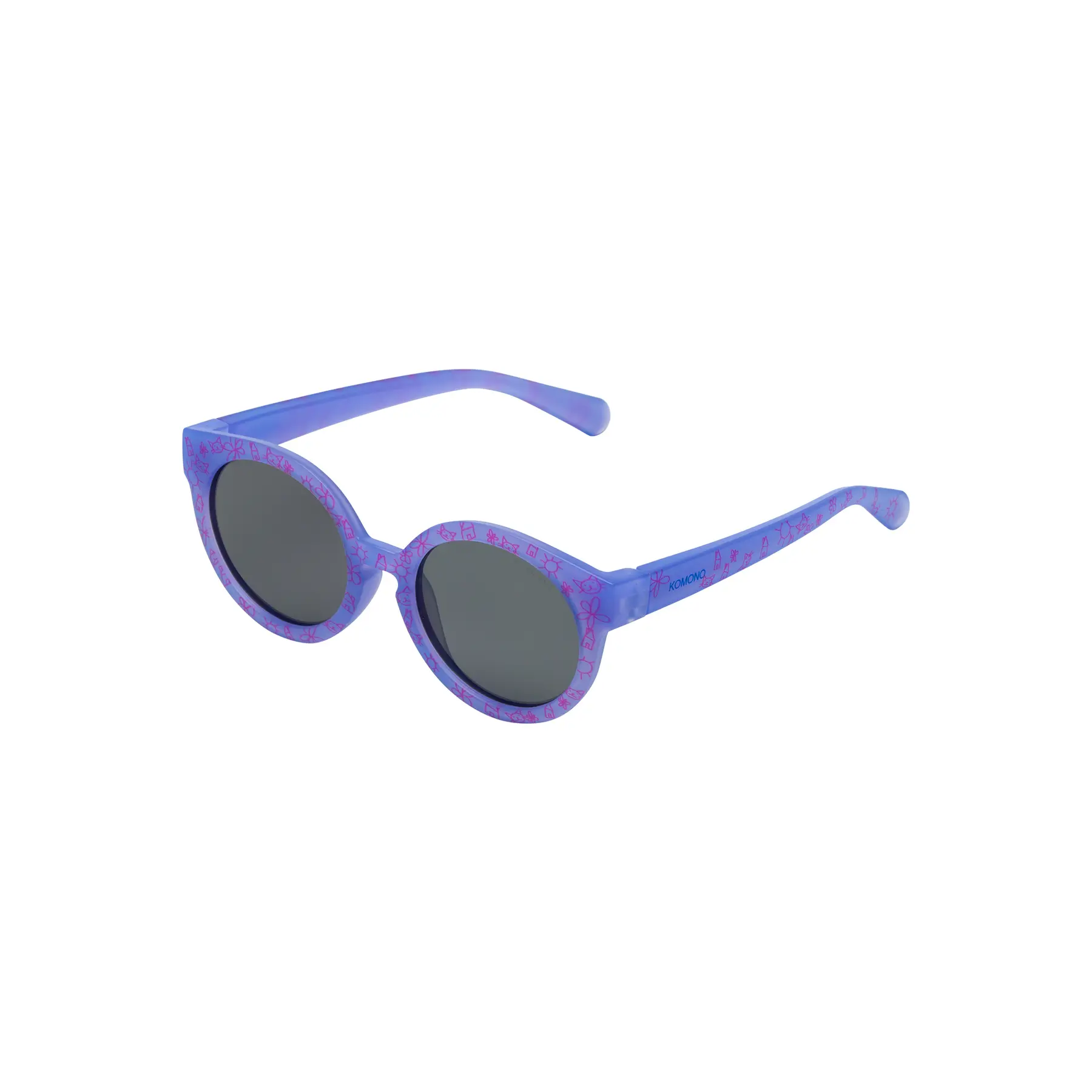 Sonnenbrille Mädchen Komono Lulu Lilac Doodle