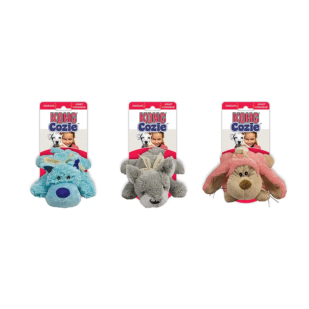 Peluche pour chien Kong Cozie Pastels