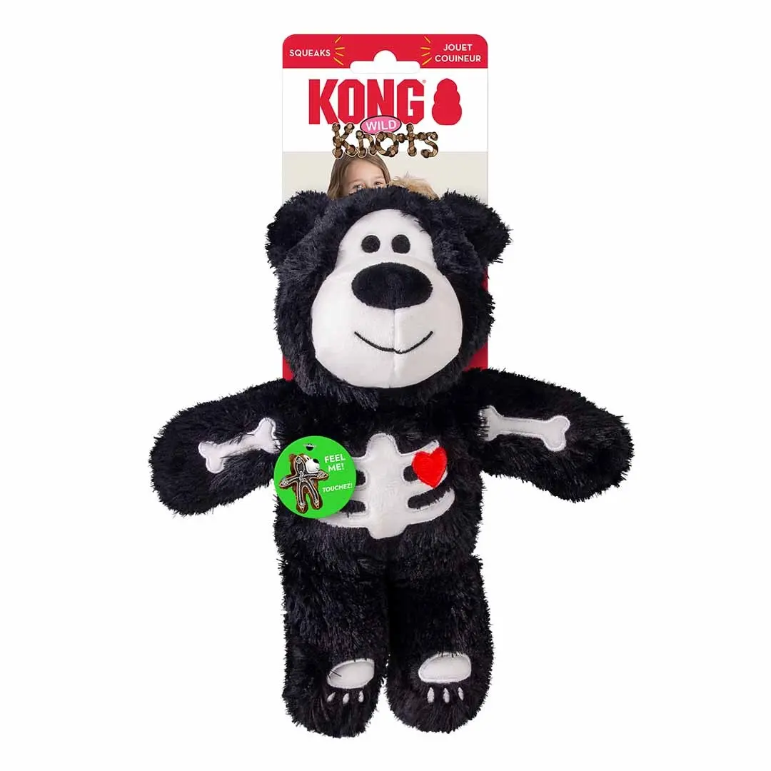 Peluche pour chien Kong Halloween Wild Knots Skeleton Bear