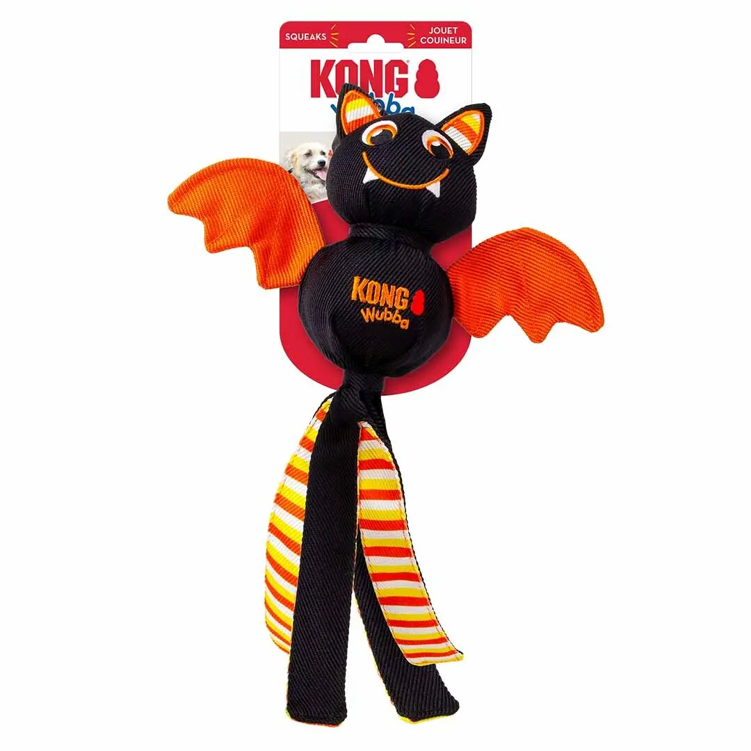 Jouet pour chien chauve-souris Kong Halloween Wubba Ballistic