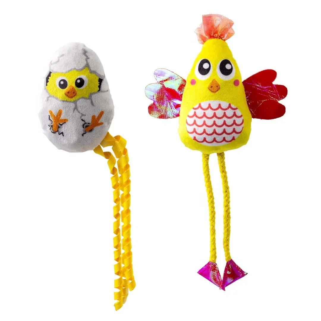Jouet pour chat Kong Scrattles Chicken