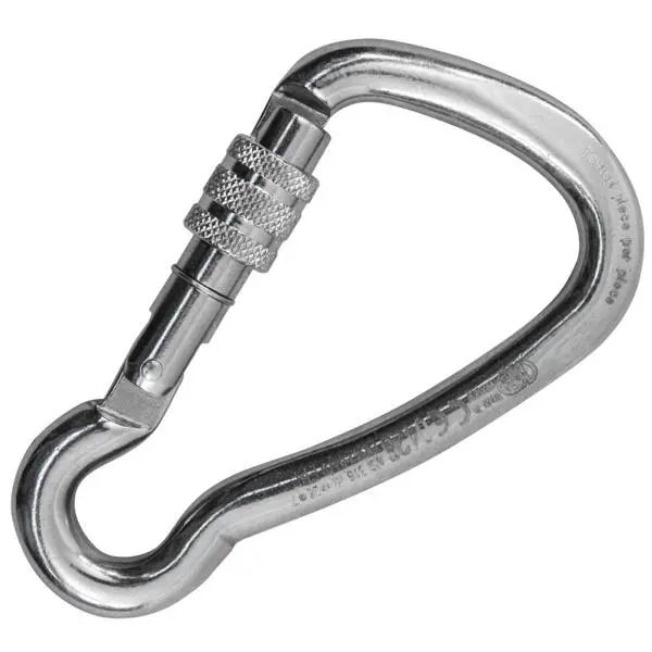 Polierter Schraubkarabiner für Klettern CE Kong KN22
