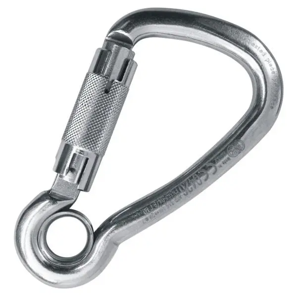 Edelstahlkarabiner mit Auge Kong Harness Autoblock