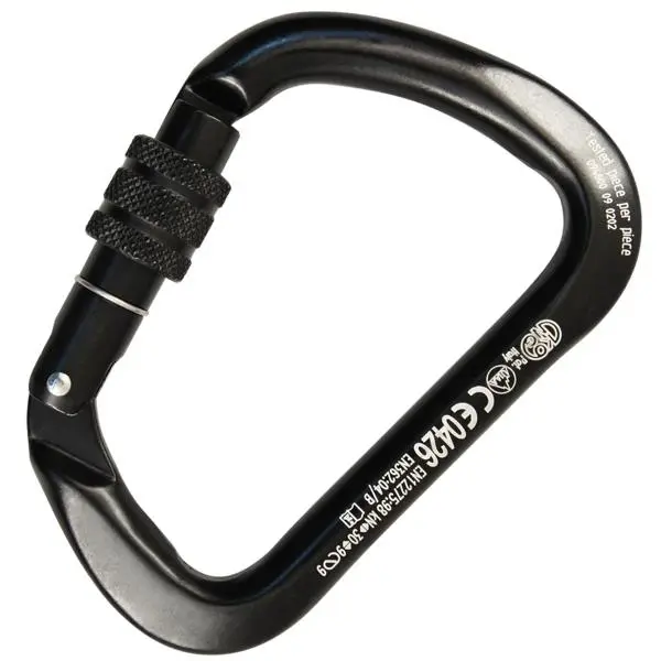 Schraubkarabiner aus Aluminium Kong