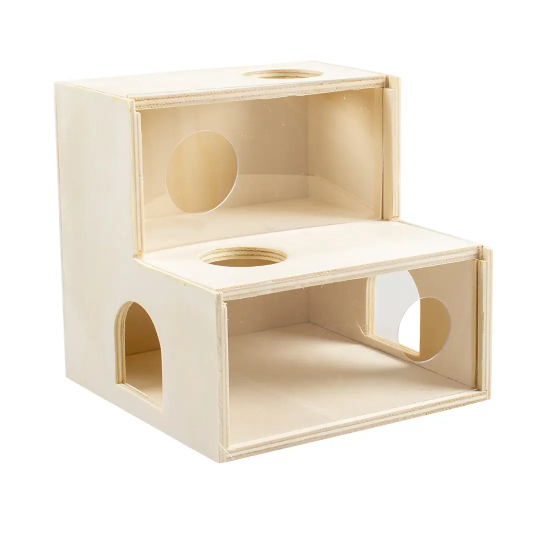 Meilleurs prix pour Râtelier pour rongeurs à foin en bois avec pendentifs Duvoplus