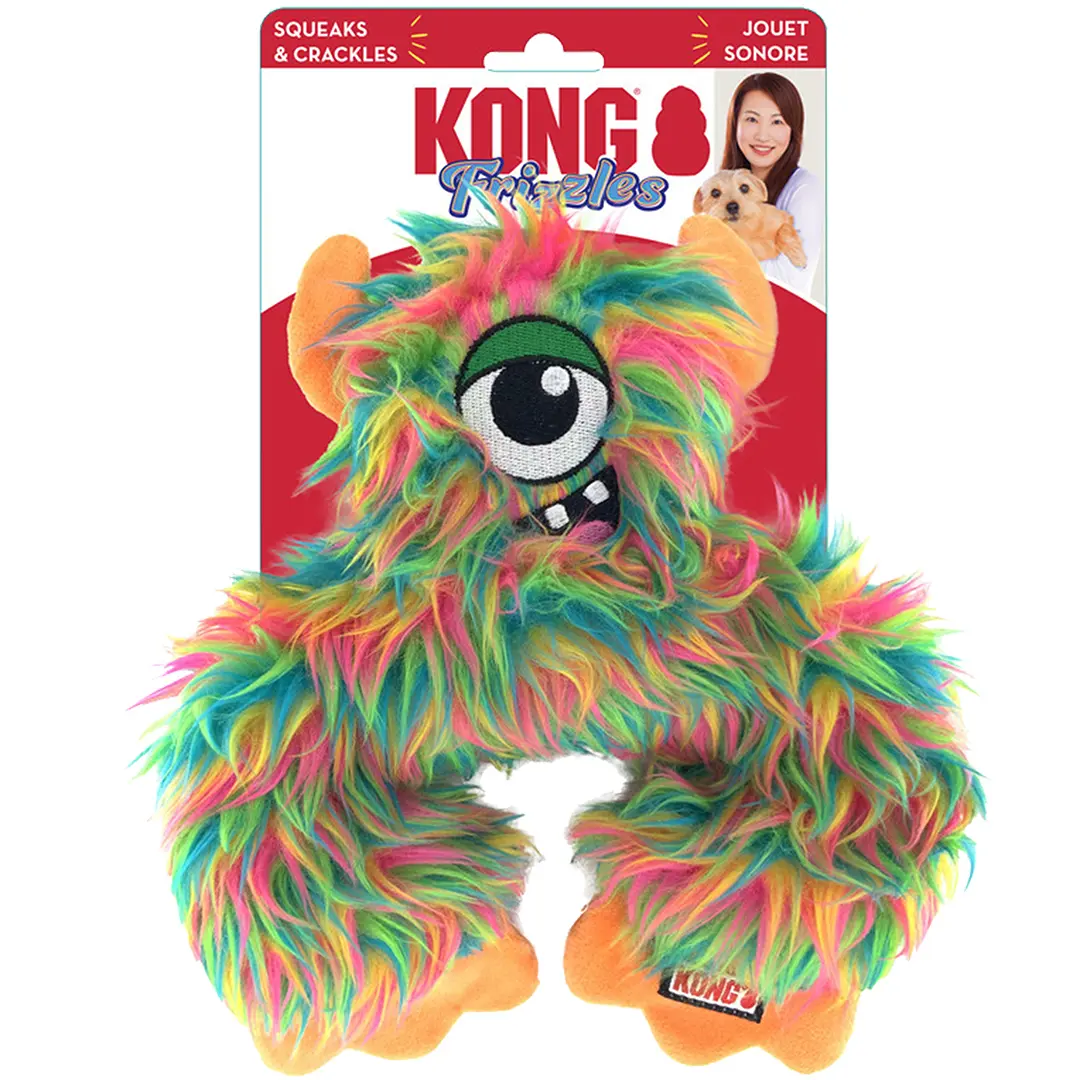 Jouet peluche pour chien Kong Company Floppy Knots Fox