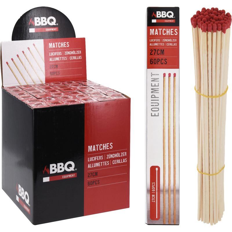 8711295100123 - E3 73840 Caja De 60 Cerillas Largas Xl 27Cm Bbq